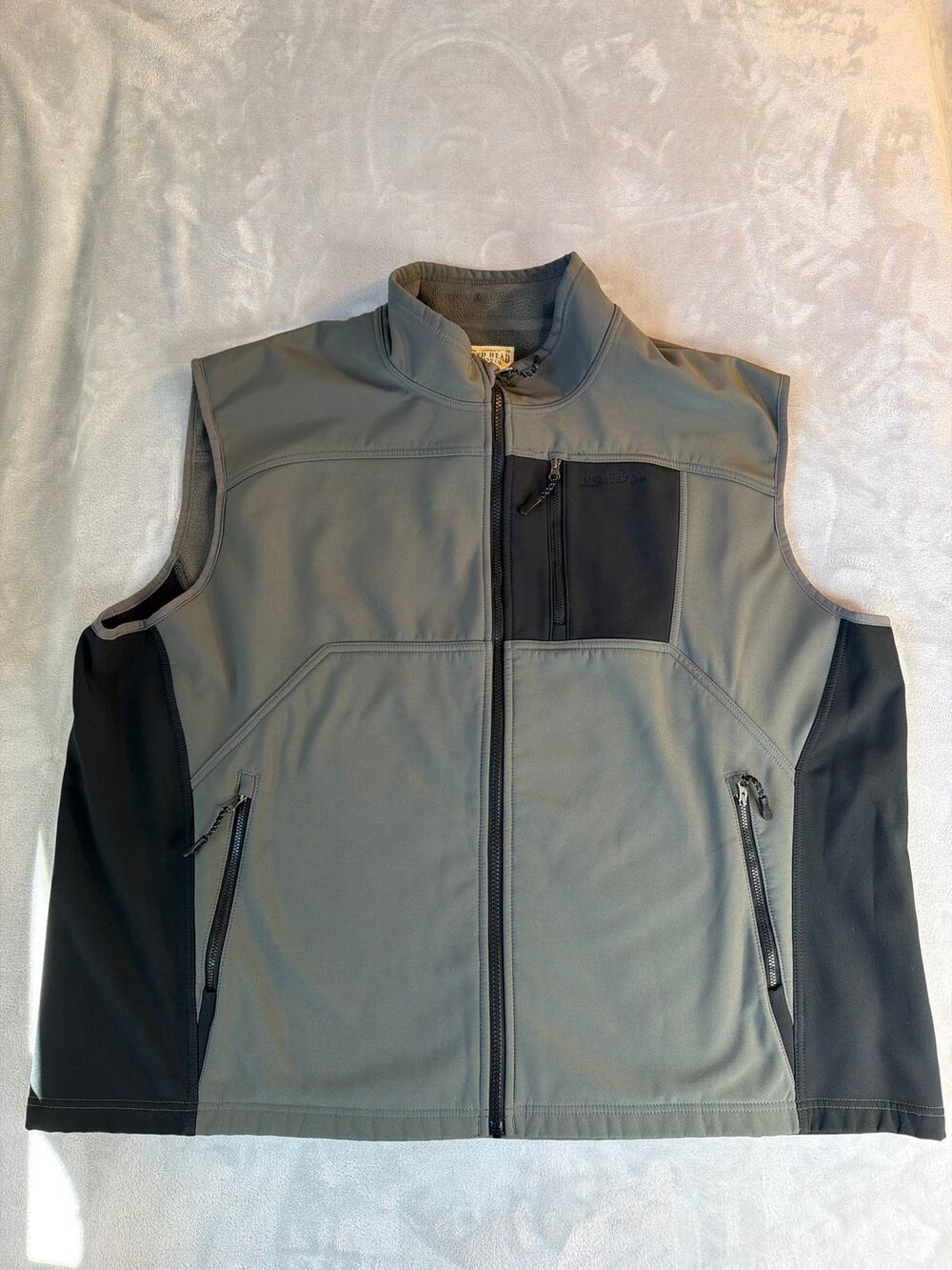 RedHead Radius Softshell Vest Men’s 3XL Gray Black Full Zip